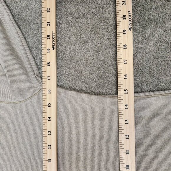 Everlane Women's Organic Cotton Ribbed Midi Dress in Tan Size Medium Minimalist - Picture 5 of 7